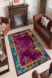 Conceptum Alfombra de Pasillo W934 Púrpura 80x150 cm